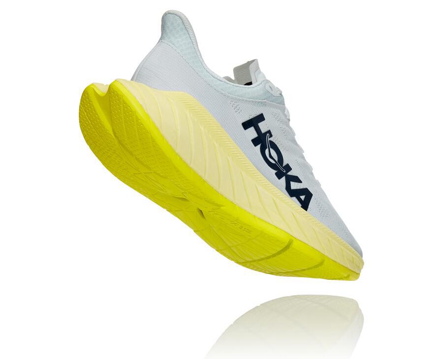 Hoka One One Carbon X 2 Löparskor Dam - Vita - ORLBE-8160